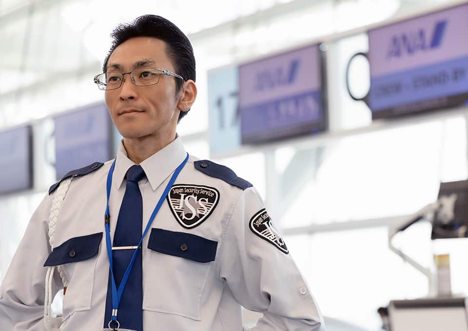 JSS 警備のプロフェッショナル 警備の様子