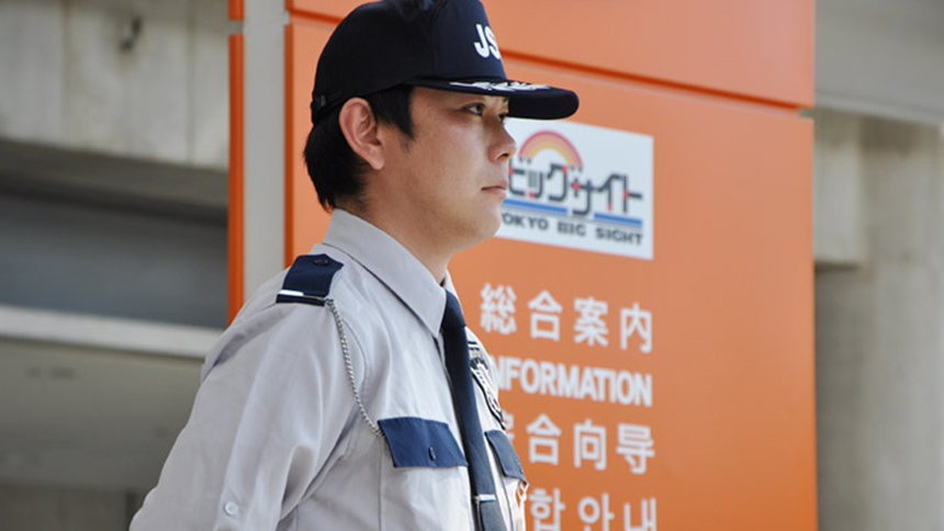 東京ビッグサイト 警備の模様