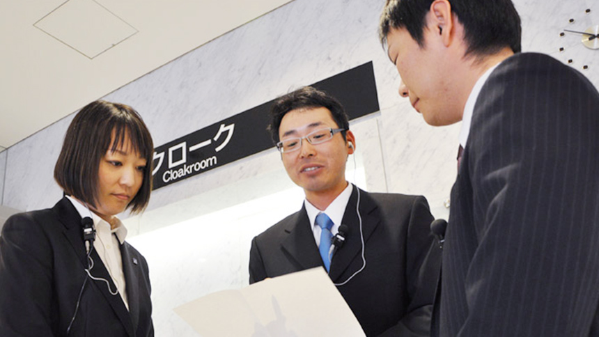 東京ビッグサイト 警備の模様