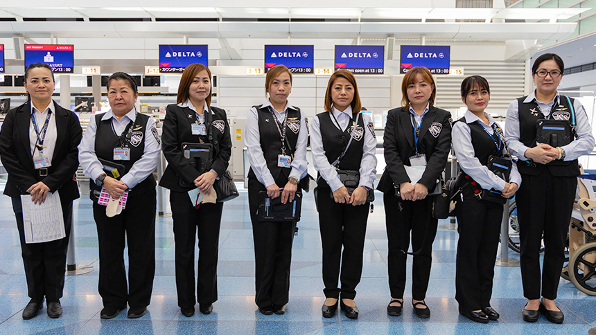 航空保安警備 デルタ航空 東京国際空港 第3ターミナル