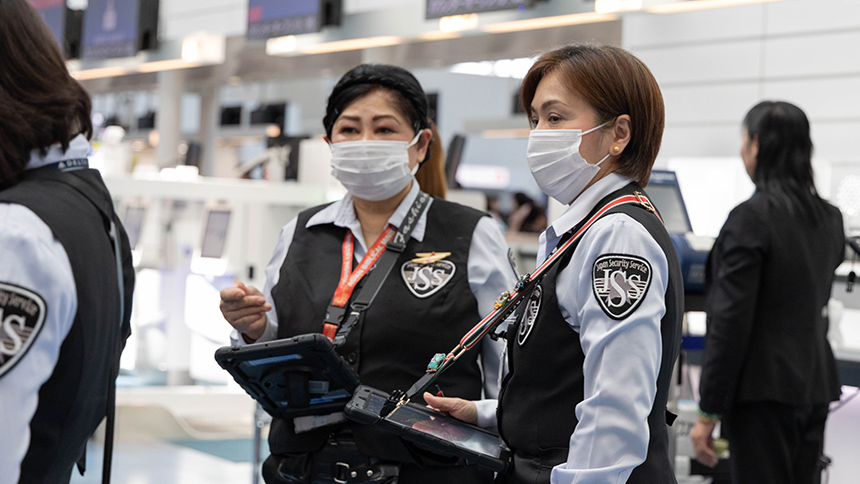航空保安警備 デルタ航空 東京国際空港 第3ターミナル