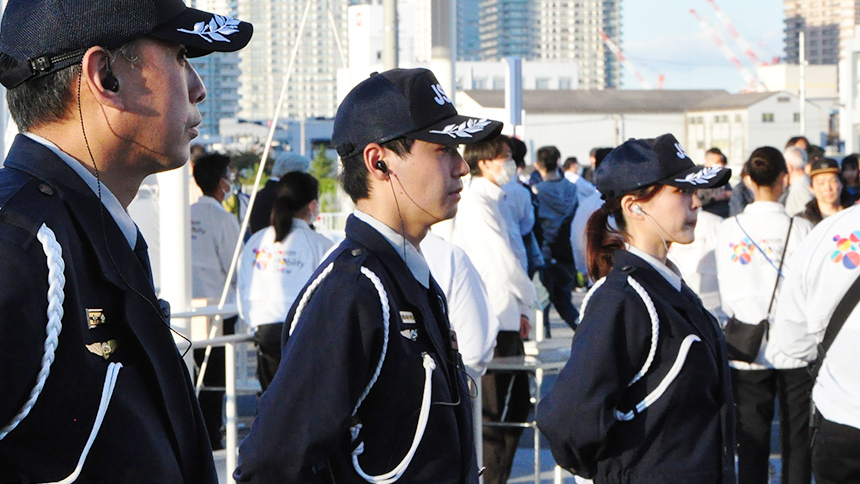 大規模雑踏警備：スポーツ関連