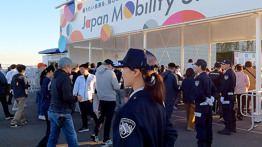 Japan Mobility Show（東京モーターショー）警備の模様