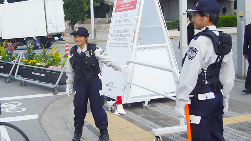 Japan Mobility Show（東京モーターショー）警備の模様