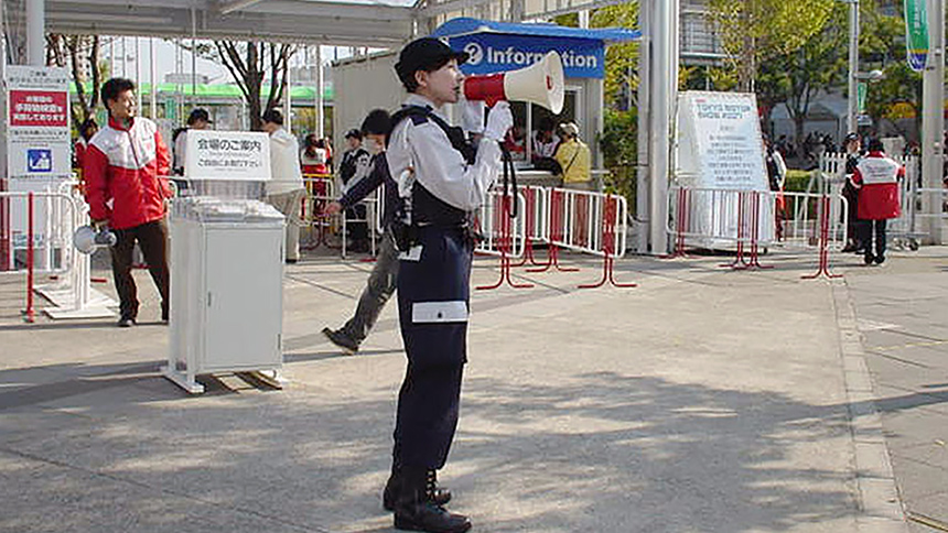 Japan Mobility Show（東京モーターショー）警備の模様