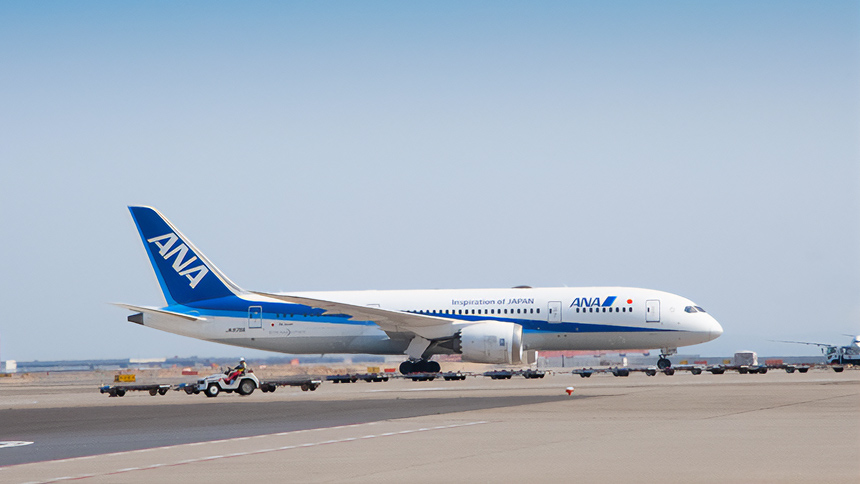 航空保安警備 東京国際空港（羽田空港） 旅客機イメージ ANA様