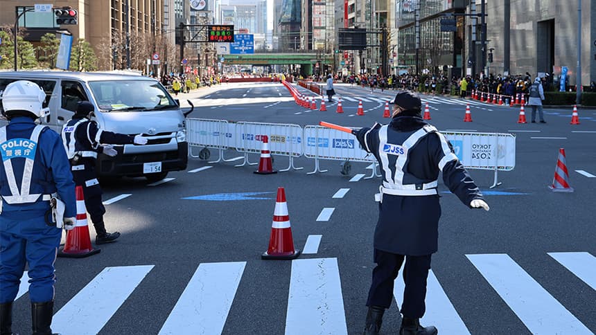 雑踏警備 東京マラソン