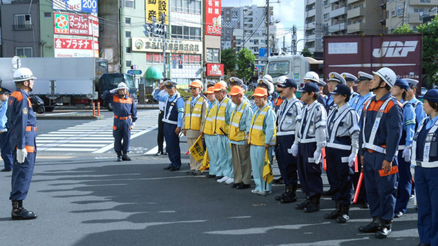 地域社会との協力（震災訓練）