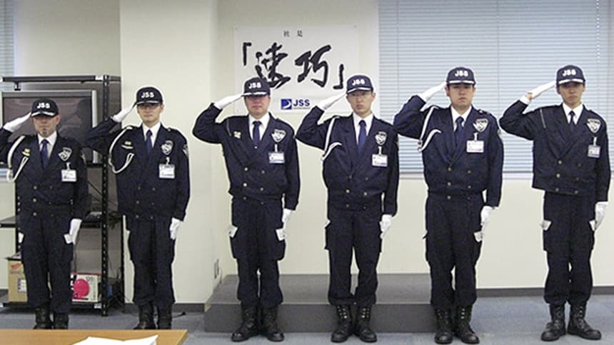 東日本大震災 ボランティア警備の模様